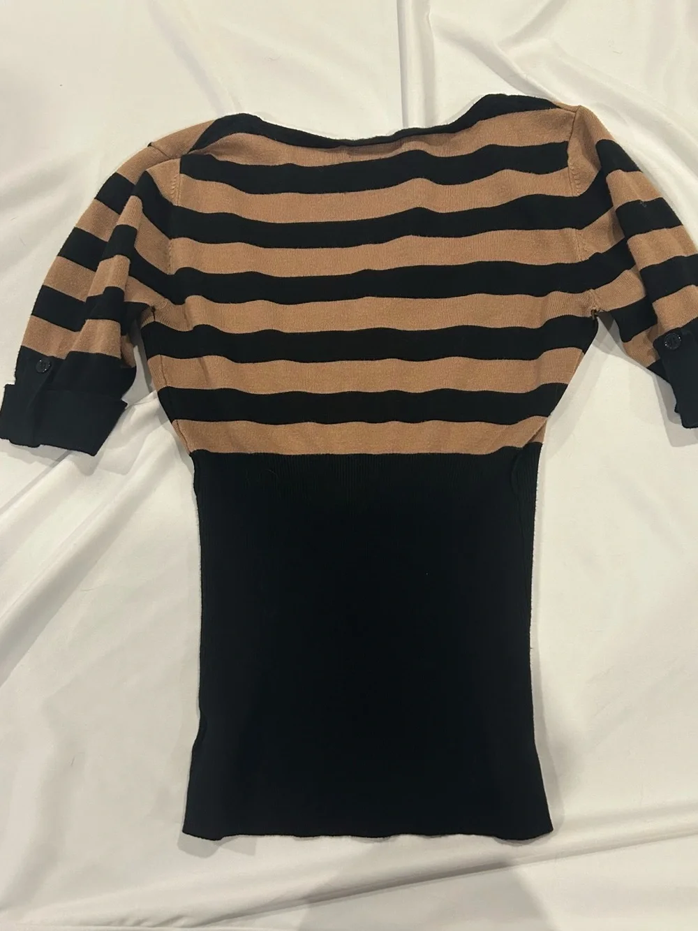 3/4 sleeve striped top - Picture 2 of 3